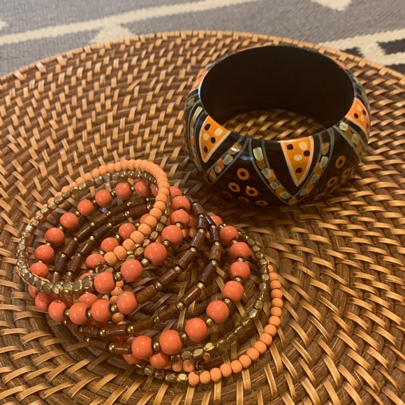 🐞2 for 30🐞 Funky Bangle Set - Picture 2 of 4